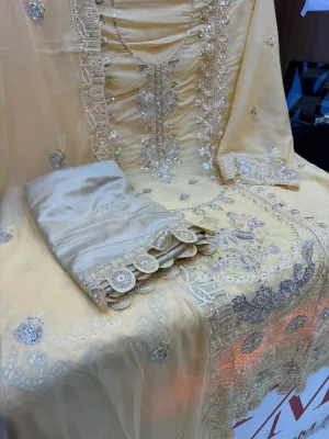 Luxury Chiffon Georgette Party Dress